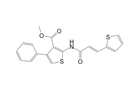 methyl 4-phenyl-2-{[(2E)-3-(2-thienyl)-2-propenoyl]amino}-3-thiophenecarboxylate