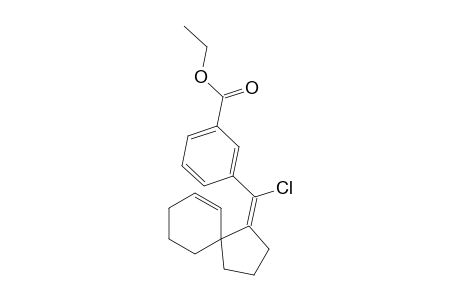 (E)-Ethyl 3-(chloro(spiro[4.5]dec-6-en-1-ylidene)methyl)benzoate