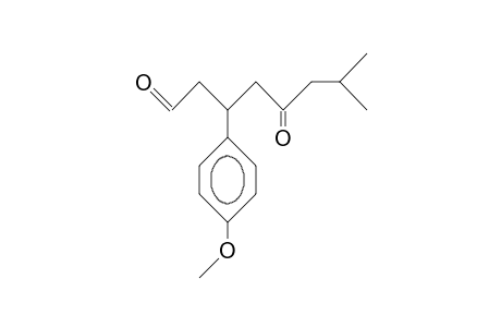 3-(4-Anisyl)-7-methyl-5-oxo-octanal