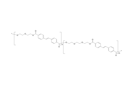 Poly[tri(oxyethylene)oxybenzoylvinylenebenzoyl-co-di(oxyethylene)oxybenzoylvinylenebenzoyl], 1:1