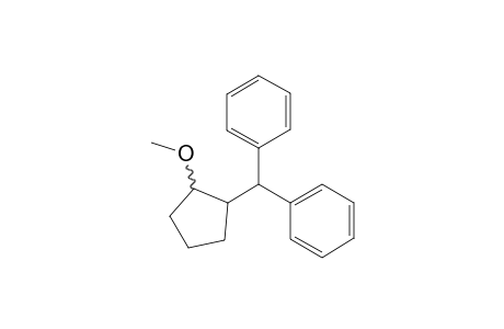 2-(Diphenylmethyl)-1-methoxycyclopentane