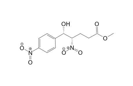 Methyl 5-hydroxy-4-nitro-5-(4-nitrophenyl)pentanoate