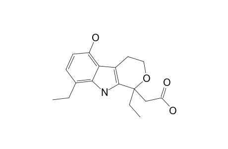 5-HYDROXY-ETODOLAC;1,8-DIETHYL-5-HYDROXY-1,3,4,9-TETRAHYDROPYRANO-[3.4-B]-INDOLE-1-ACETIC_ACID