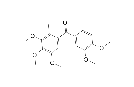 Methanone, (3,4-dimethoxyphenyl)(3,4,5-trimethoxy-2-methylphenyl)-