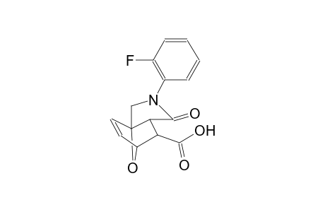 3-(2-fluorophenyl)-4-oxo-10-oxa-3-azatricyclo[5.2.1.0~1,5~]dec-8-ene-6-carboxylic acid