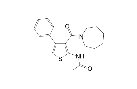 N-[3-(1-Azepanylcarbonyl)-4-phenyl-2-thienyl]acetamide