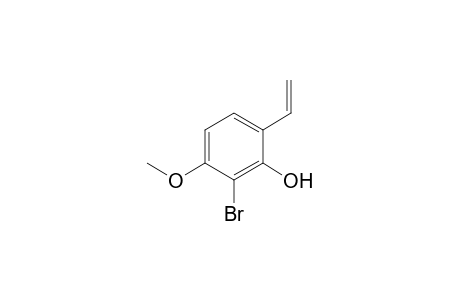 2-Bromo-3-methoxy-6-vinylphenol