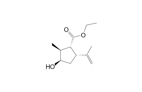 Ethyl (1R,2S,3R,5R)-3-Hydroxy-2-methyl-5-(prop-1-en-2-yl)cyclopentanecarboxylate