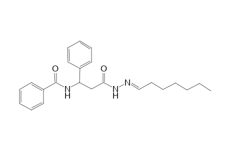 Benzamide, N-(3-heptylidenhidrazino-3-oxo-1-phenyl)propyl-