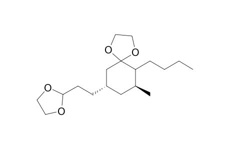 (7S,9S)-6-butyl-9-[2-(1,3-dioxolan-2-yl)ethyl]-7-methyl-1,4-dioxaspiro[4.5]decane