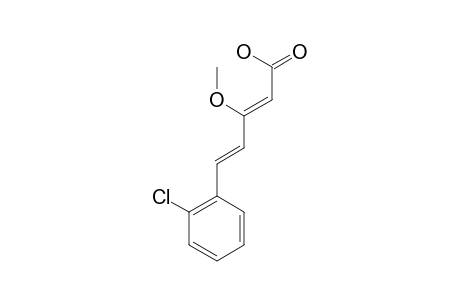3-METHOXY-5-(ORTHO-CHLORPHENYL)-2,4-PENTADIENSAEURE