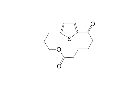 7-Oxa[10]-.alpha.-cyclothiene-1,6-dione