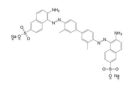 5,5'-[(3,3'-dimethyl-4,4'-biphenylene)bis(azo)]bis[6-amino-2-naphthalenesulfonic acid], disodium salt