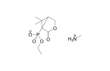 6,6-Dimethyl-3-oxa-bicyclo[3,1,0]hexane-2-one-1-phosphonic acid ethyl ester methylammonium salt