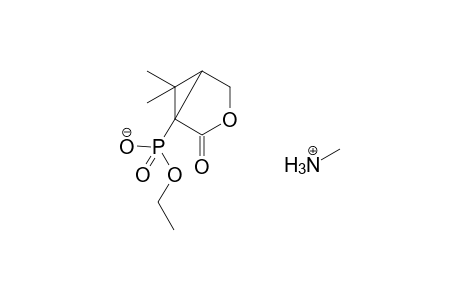 6,6-Dimethyl-3-oxa-bicyclo[3,1,0]hexane-2-one-1-phosphonic acid ethyl ester methylammonium salt