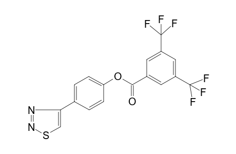 4-(1,2,3-Thiadiazol-4-yl)phenyl 3,5-bis(trifluoromethyl)benzoate