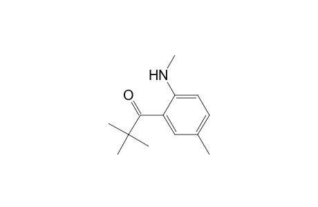 1-Propanone, 2,2-dimethyl-1-[5-methyl-2-(methylamino)phenyl]-