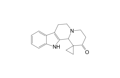 Spiro[cyclopropane-1,1'-(1,2,3,4,5,6,7,12,12b-octahydropyrido[2,1-a].beta.-carbolin)]-2'-one