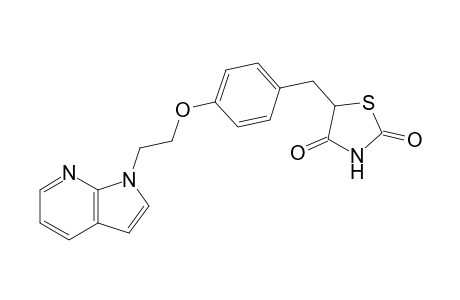 5-[4-(2-pyrrolo[2,3-b]pyridin-1-ylethoxy)benzyl]thiazolidine-2,4-quinone