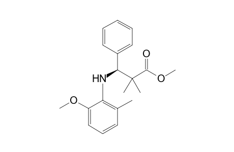 (3S)-3-(2-methoxy-6-methyl-anilino)-2,2-dimethyl-3-phenyl-propionic acid methyl ester