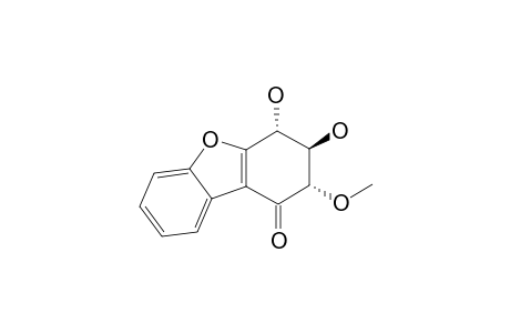 RIBISIN_A;(2-S,3-R,4-R)-3,4-DIHYDROXY-2-METHOXY-3,4-DIHYDRO--1-(2-H)-DIBENZOFURANONE
