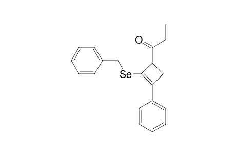 2-BENZYLSELENO-1-PHENYL-3-PROPIONYL-1-CYCLOBUTENE