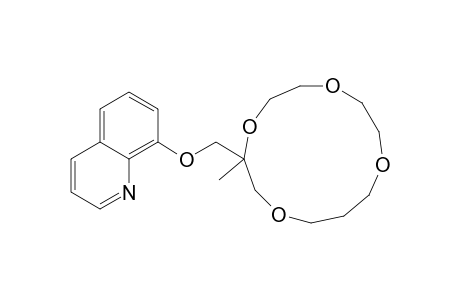 8-[(3-methyl-1,4,7,10-tetraoxacyclotridec-3-yl)methoxy]-quinoline