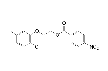 2-(6-chloro-m-tolyloxy)ethanol, p-nitrobenzoate