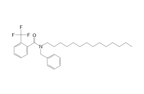 Benzamide, 2-trifluoromethyl-N-benzyl-N-tetradecyl-