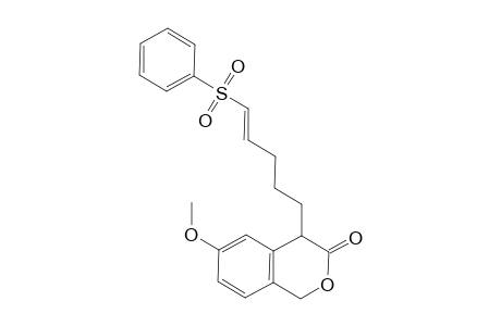 4-(5-Phenylsulfonylpent-4-en-1-yl)-6-methoxychromane-3-one
