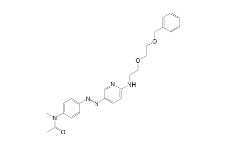 N-(4-{6-[2-(2-Benzyloxyethoxy)ethylamino]pyridin-3-ylazo}phenyl)-N-methylacetamide