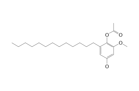 1-ACETOXY-2-METHOXY-6-TRIDECYL-4-HYDROXYBENZENE