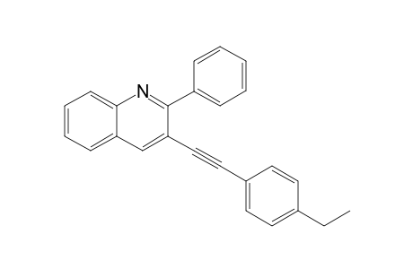 3-[(4-Ethylphenyl)ethynyl]-2-phenylquinoline