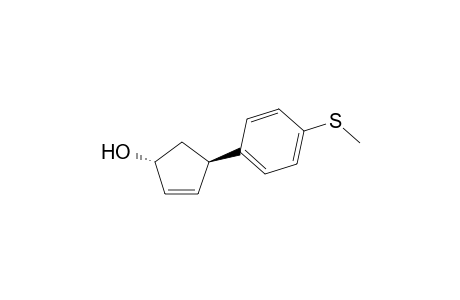 (1R,4R)-trans-4-(4'-Methylsulfanylphenyl)-cyclopent-2-enol
