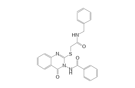 benzamide, N-(4-oxo-2-[[2-oxo-2-[(phenylmethyl)amino]ethyl]thio]-3(4H)-quinazolinyl)-