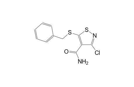 5-(benzylsulfanyl)-3-chloro-4-isothiazolecarboxamide