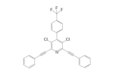 3,5-Dichloro-2,6-bis(phenylethynyl)-4-(4-(trifluoromethyl)-phenyl)pyridine