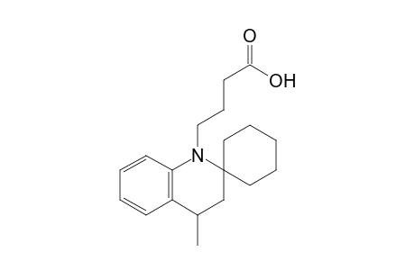 N-(.gamma.-Carboxypropyl)-3,4-dihydro-4-methylspiro[quinoline-2,1'-cyclohexane]