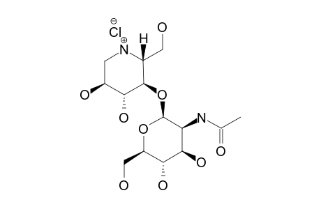 4-O-(2-ACETAMIDO-2-DEOXY-BETA-D-MANNOPYRANOSYL)-1,5-DIDEOXY-1,5-IMINO-D-GLUCITOL-HYDROCHLORIDE