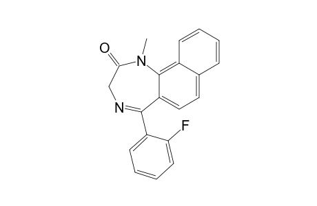 5-(2-fluorophenyl)-1-methyl-3H-benzo[i][1,4]benzodiazepin-2-one