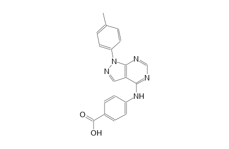 4-{[1-(4-methylphenyl)-1H-pyrazolo[3,4-d]pyrimidin-4-yl]amino}benzoic acid