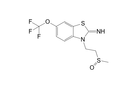3-(2-methylsulfinylethyl)-6-(trifluoromethoxy)-1,3-benzothiazol-2-imine