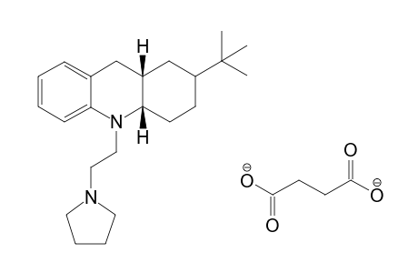 (4aS,9aS)-2-(t-Butyl)-10-[2'-(1'-pyrrolidinyl)ethyl]-(octahydro)-acridine-maleate