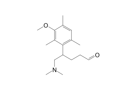 .gamma.-[(Dimethylamino)methyl]-3-methoxy-2,4,6-trimethylbenzenebutanal