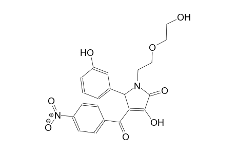 3-hydroxy-1-[2-(2-hydroxyethoxy)ethyl]-5-(3-hydroxyphenyl)-4-(4-nitrobenzoyl)-1,5-dihydro-2H-pyrrol-2-one