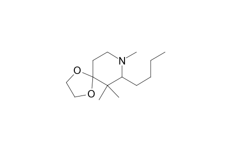 2-n-Butyl-1,3,3-trimethyl-4-piperidone Ethylene Ketal