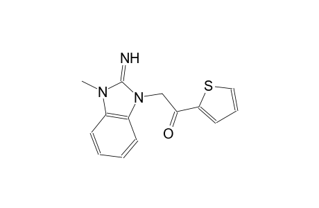 2-(2-imino-3-methyl-2,3-dihydro-1H-benzimidazol-1-yl)-1-(2-thienyl)ethanone
