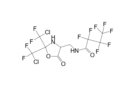 Butanamide, N-[[2,2-bis(chlorodifluoromethyl)-5-oxo-4-oxazolidinyl]methyl]-2,2,3,3,4,4,4-heptafluoro-