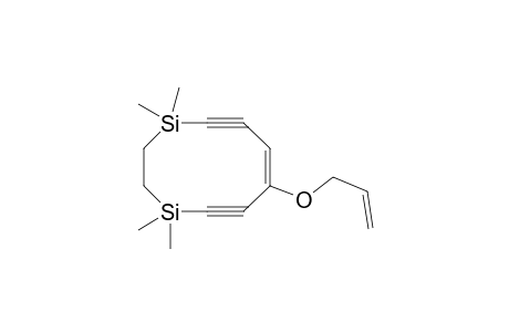 1,1,8,8-Tetramethyl-1,8-disilacyclodeca-2,6-diyne-5-(2-propenyloxy)-4-ene