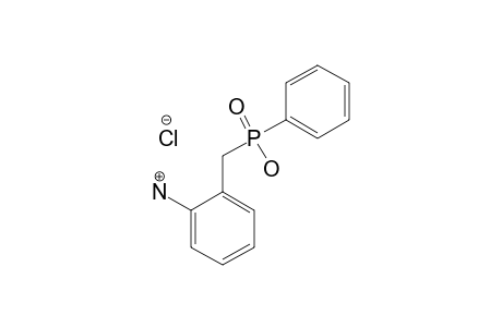 (2-AMINOBENZYL)-PHENYL-PHOSPHINIC-ACID,HYDROCHLORIDE